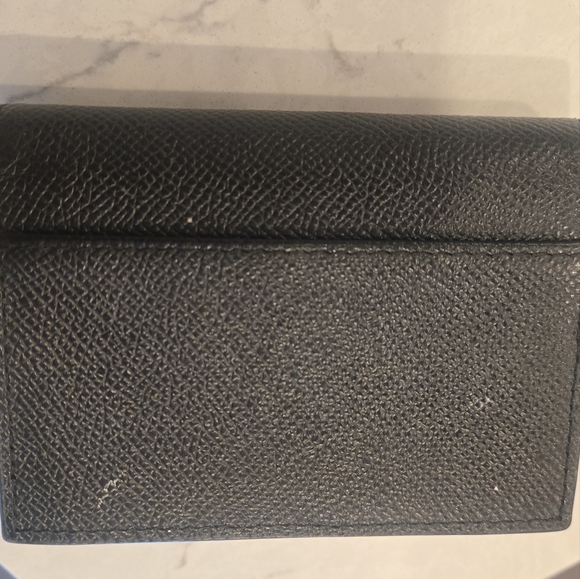 DIOR Black Saddle Bloom Card Holder - Picture 10 of 15